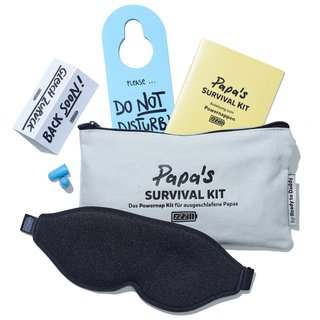 Papa Survival Kit - Das Powernap Kit Geschenk für ausgeschlafene Väter!