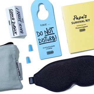 Papa Survival Kit - Das Powernap Kit Geschenk für ausgeschlafene Väter!